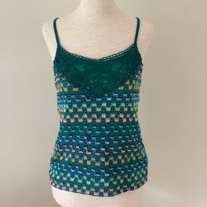 Free People Crochet Knit Tank